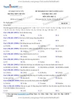 TS247 DT de thi thu thpt qg mon hoa truong thpt chuyen hung yen lan 3 nam 2019 co loi giai chi tiet 33670 1555562534 