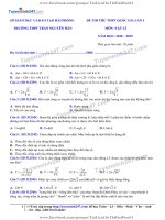 TS247 DT de thi thu thpt qg 2019 mon vat li truong thpt tran nguyen han hai phong lan 1 co loi giai chi tiet  27609 1549946997 