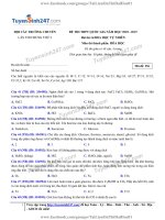 TS247 DT de thi thu thpt qg mon hoa cum cac truong thpt chuyen lan 2 nam 2019 co loi giai chi tiet 35275 1556633659 