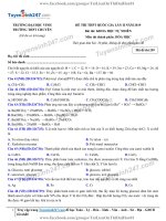 TS247 DT de thi thu thpt qg mon hoa thpt chuyen dai hoc vinh nghe an lan 2 nam 2019 co loi giai chi tiet 33304 1554106523 