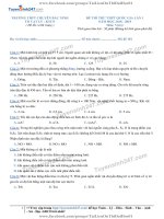 TS247 DT de thi thu thpt qg mon vat li thpt chuyen bac ninh bac ninh lan 1 nam 2019 co loi giai chi tiet 26676 1541558816 