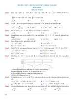 Đề thi thử THPTQG 2019 - Toán - THPT Chuyên Hà Tĩnh (Tháng 4 -2019) - có lời giải