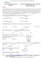 TS247 DT de thi thu thpt qg mon toan truong quang xuong 1 thanh hoa nam 2019 co loi giai chi tiet 27113 1558499508 