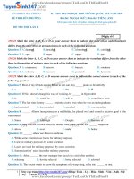 TS247 DT de thi thu thpt qg mon anh so gd dt hai phong lan 2 nam 2019 co loi giai chi tiet  35940 1557904464 