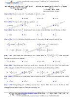 TS247 DT de thi thu thpt qg mon toan thpt chuyen thai binh tinh thai binh lan 3 nam 2019 co loi giai chi tiet 33131 1552373182 