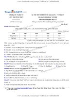 TS247 DT de thi thu thpt qg mon dia li lien truong thpt nghe an lan 1 nam 2019 co loi giai chi tiet  33608 1556870101 