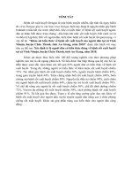 Khảo sát kiến thức về bệnh sốt xuất huyết của người dân tại xã vĩnh nhuận, huyện châu thành, tỉnh an giang, năm 2018 