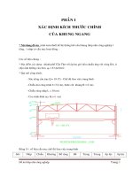 Tính toán thiết kế hệ thống kết cấu khung thép nhà công nghiệp 1 tầng, 1 nhịp có cầu trục hoạt động 
