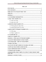 Phân tích hiệu quả hoạt động kinh doanh của công ty cổ phần MISA – chi nhánh  cần thơ (gọi tắt MISA cần thơ 