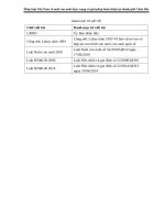 Pháp luật việt nam về nuôi con nuôi  thực trạng và giải pháp hoàn thiện tại thành phố châu đốc 