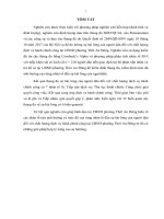 Các nhân tố ảnh hưởng đến sự hài lòng của người dân về chất lượng dịch vụ hành chính công tại UBND phường thới an đông, quận bình thủy, TP cần thơ 