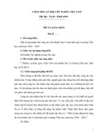 Một số giải pháp làm công tác chủ nhiệm lớp 1A đạt hiệu quả ở trường Tiểu học, năm học 2018 – 2019.