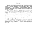 Đánh giá công tác quản lý nước mặt tại quận cái răng thành phố cần thơ 