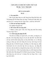 Một số giải pháp nâng cao chất lượng hoạt động Đội thiếu niên Tiền phong Hồ Chí Minh trong xây dựng Trường học thân thiện, học sinh tích cực ở trường Tiểu học Ngọc Chúc 1, năm học 2018-