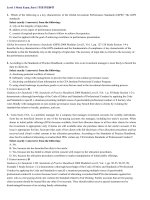 Mock and sample exams CFA level 1 mock exam part 1 