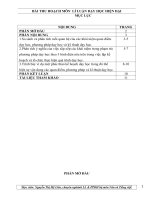 1.So sánh và phân tích mối quan hệ của các khái niệm quan điểm dạy học, phương pháp dạy học và kỹ thuật dạy học. 2.Phân tích ý nghĩa của việc sắp xếp các khái niệm trong phạm trù phương pháp dạy học theo 3 bình diện nê