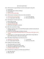 BÀI TẬP TRẮC NGHIỆM KẾ TOÁN QUẢN TRỊ CÓ ĐÁP ÁN