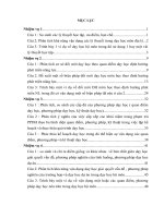 So sánh các lý thuyết học tập, ưu điểm, hạn chế,  Phân tích khả năng vận dụng các lý thuyết trong dạy học môn địa lý. Câu 3: Trình bày 1 ví dụ về dạy học bộ môn trong đó sử dụng 1 hay một vài lý thuyết học tập