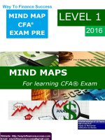 CFA 2016 mind maps level 1 