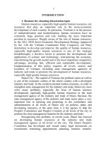 Phát triển nguồn nhân lực chất lượng cao ở cơ quan quản lý nhà nước ngành công thương, thành phố hà nội tt tiếng anh 