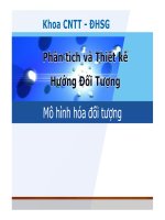 Bài giảng phân tích và thiết kế hướng đối tượng  phân tích thiết kế hướng đối tượng   đỗ ngọc như loan 