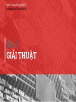 Bài giảng kỹ thuật lập trình  bài 3   ths  nguyễn thành trung 