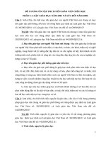 Đề cương ôn tập thi tuyển viên chức giáo viên Tiểu học môn Kiến thức chung