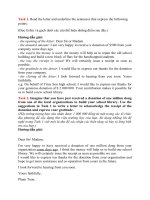 writing unit 4 lớp 11