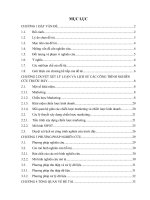 Nghiên cứu chiến lược marketing cho sản phẩm đồ nội thất của công ty TNHH moderno 