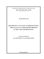 Biện pháp đưa vào cơ sở cai nghiện bắt buộc theo luật xử lý vi phạm hành chính 2012 từ thực tiễn tỉnh bình dương