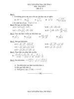 BÀI TẬP ÔN TẬP CHƯƠNG 1 ĐẠI SỐ 9