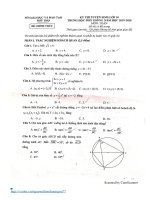 BỘ 3 18 đề TOÁN vào 10 các TỈNH 2019 2020