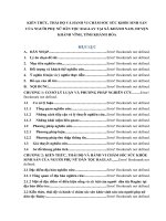 Kiến thức, thái độ và hành vi chăm sóc sức khỏe sinh sản của người phụ nữ dân tộc raglay tại xã khánh nam, huyện khánh vĩnh, tỉnh khánh hòa 