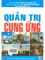 Quản trị cung ứng  đoàn thị hồng vân 