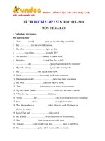 de cuong on tap hoc ki 2 mon tieng anh lop 7 nam hoc 2018 2019