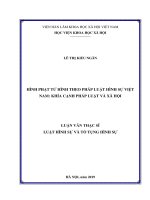 (Luận văn thạc sĩ) Hình phạt tử hình theo pháp luật hình sự Việt Nam khía cạnh pháp luật và xã hội