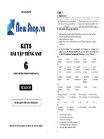 Đáp án bài tập tiếng Anh lớp 6 Lưu Hoằng Trí