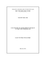 Cải cách thủ tục hành chính về hải quan, từ thực tiễn tỉnh đắk lắk