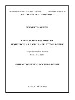 Nghiên cứu giải phẫu hệ thống ống bán khuyên ứng dụng trong phẫu thuật 9tt) 