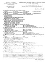 Đề thi thử THPT quốc gia 2019 môn địa lí lần 1 có đáp án   trường THPT ngô quyền 