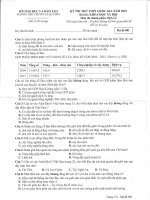 Đề thi thử THPT quốc gia 2019 môn địa lí có đáp án   trường THPT chuyên lê quý đôn 