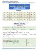 Lời giải chi tiết PEN I toán thi thử THTPQG 2019 thầy Nguyễn Thanh Tùng đề số 15