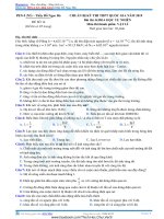 Đề PEN I vật lí số 14 năm 2019  thầy Đỗ Ngọc Hà