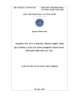 Nghiên cứu xử lý phenol trong nước thải quá trình luyện cốc bằng phương pháp ozon hóa kết hợp với xúc tác