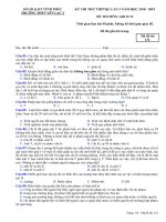 Đề thi thử THPT quốc gia 2019 môn GDCD lần 3 có đáp án   trường THPT yên lạc 2 