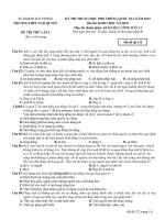 Đề thi thử THPT quốc gia 2019 môn GDCD lần 1 có đáp án   trường THPT ngô quyền 