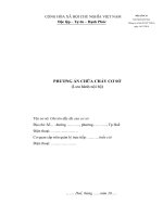 Phương Án Phòng Cháy Chữa Cháy Cấp Cơ sở