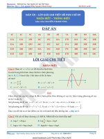 Lời giải chi tiết PEN I toán thi thử THTPQG 2019 thầy Nguyễn Thanh Tùng đề số 9