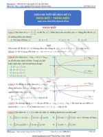 Lời giải chi tiết PEN I toán thi thử THTPQG 2019 thầy Nguyễn Thanh Tùng đề số 11