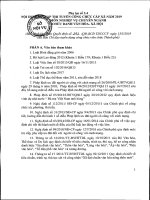 Đề cương ôn tập thi công chức viên chức chuyên ngành văn hóa xã hội sở nội vụ  hà nội  2019